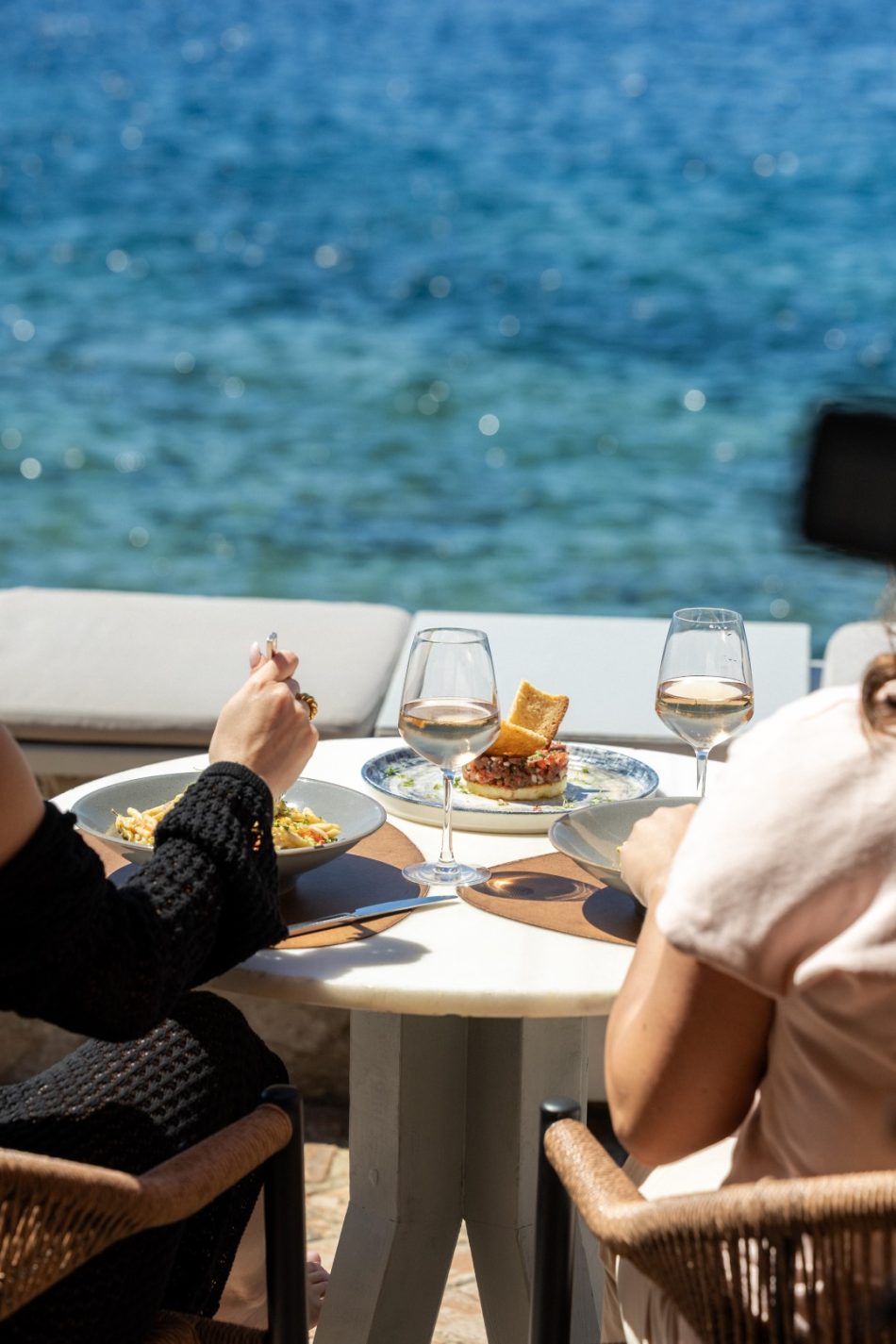 Lunch by the sea